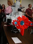 Rear shot of the Salamis, showing off the engine design.