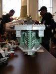 Front view of missile tubes and launch deck.